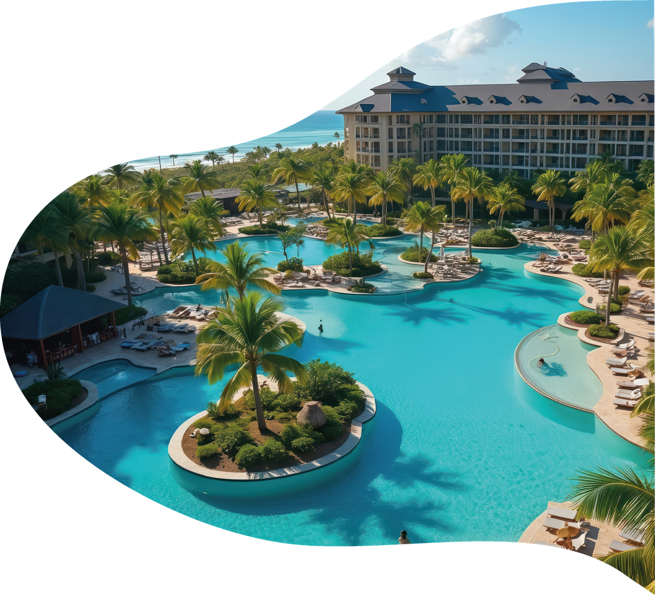 Family resort con piscina